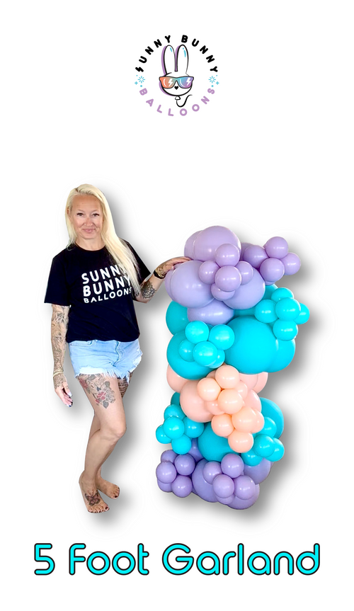 Custom Balloon Garland 5FT
