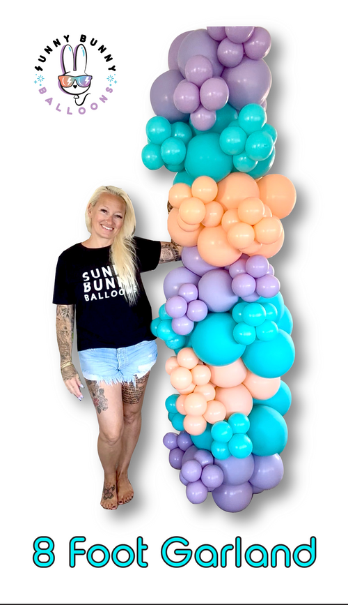 Custom Balloon Garland 8FT